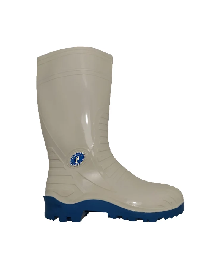 118FO - PVC Çelik Burunlu Çizme - S4 BEYAZ